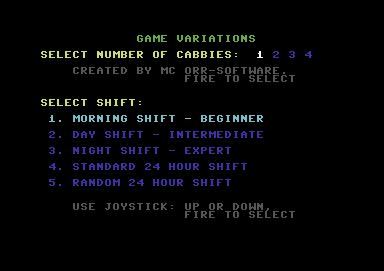 Space Taxi screenshot 4 for Commodore 64